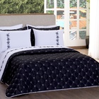 Jogo De Cama Lençol Luan 04 Peças Queen - Preto [f101]