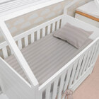 Jogo De Cama Lençol Para Berço Bebê 100 Algodão Percal 300 Fi