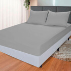 Jogo De Cama Lençol Queen 100 Algodão Com Elástico Edromania