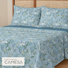 Jogo De Cama Lençol Queen 4 Peças 150 Fios Microfibra Antialé