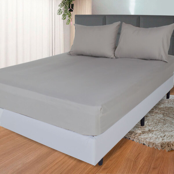 Jogo De Cama Lençol Queen Antialérgico 3 Peças 158x198x30cm B