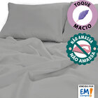 Jogo De Cama Lençol Queen Antialérgico 4 Peças 158x198x30cm B
