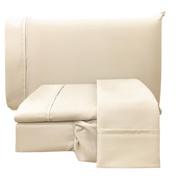 Jogo De Cama Lençol Queen Conforto Percal 300 Fios 4 Peças -