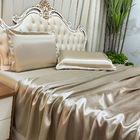 Jogo De Cama Lençol Queen Luxo Charmousse 4 Peças - Bronze -