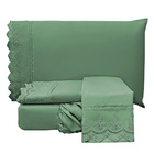 Jogo De Cama Lençol Queen Supremo Micropercal 300 Fios - Esme