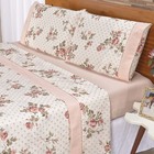 Jogo De Cama Lençol Requinte Casal King 04 Peças Percal 180 F