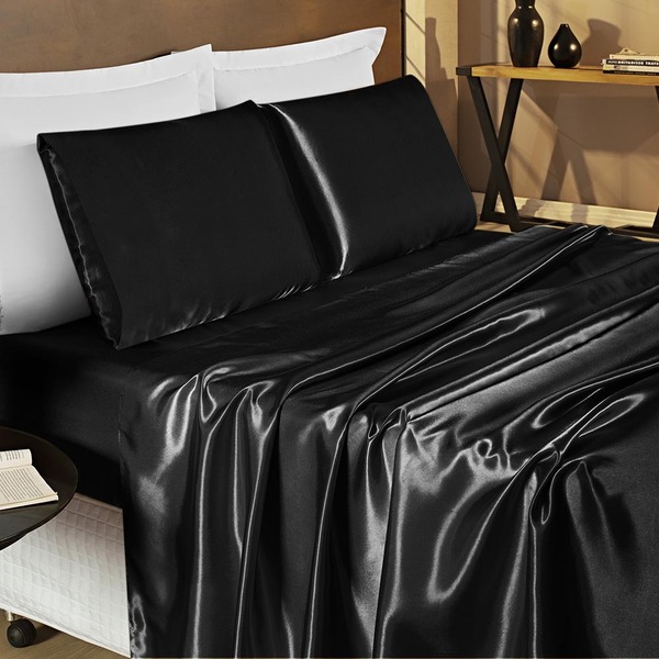 Jogo De Cama Lençol Romance Casal King Tecido Cetim Charmouss