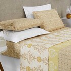 Jogo De Cama Lençol Sofia Casal Padrão Micropercal 200 Fios T