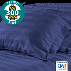 Jogo De Cama Lençol Solteiro 2 Peças 100 Algodão 300 Fios 88x