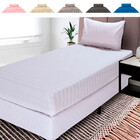 Jogo De Cama Lençol Solteiro 2 Peças 100 Algodão 300 Fios 88x