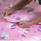 Jogo De Cama Lençol Solteiro Alegria 2 Peças Unicórnio Top -