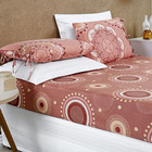 Jogo De Cama Lençol Sparta Queen Micropercal 200 Fios Estampa