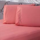 Jogo De Cama Liso Rosê Queen 03pçs Micropercal 180 Fios
