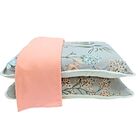 Jogo De Cama Malha 100% Algodão 3 Peças Queen Salmão Casa Dona