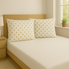 Jogo De Cama Malha 100% Algodão Lençol + Fronhas Queen Soft N