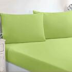 Jogo De Cama Malha Lençol 3 Peças King - Verde Pistache