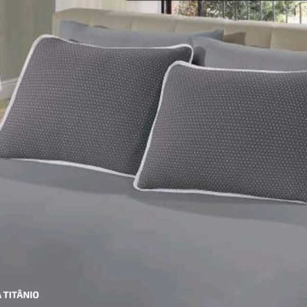 Jogo De Cama Malha Pr Ciranda Titânio 3 Peças King