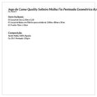 Jogo De Cama Malha Solteiro 03 Peças - Geométrico Azul