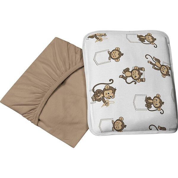 Jogo De Cama Malha Tecebem Baby 2 Peças Bem Duna