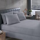 Jogo De Cama Mescla Cinza Malha Buettner Cinza Solteiro