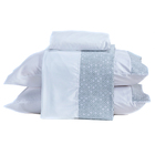 Jogo De Cama Messina Jacquard Queen 04 Peças - Percal 400 Fio