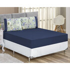 Jogo De Cama Micro200 Fios Naturale Casal 03 Peças - Flower