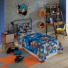 Jogo De Cama Microfibra Dragon Ball Solteiro 3 Peças Lepper