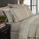 Jogo De Cama Modena Jacquard King 04 Peças - Percal 400 Fios
