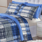 Jogo De Cama Monschau Azul Queen 04 Peças 140 Fios