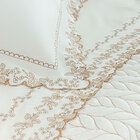 Jogo De Cama Palha 200 Fios 100% Algodão Casal 4 Peças 2,60m