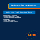 Jogo De Cama Percal 160 Fios Casal Queen Petala Bouti Em Mate