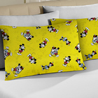 Jogo De Cama Portallar Casal Disney 3 Pçs Mickey 90a Cinza