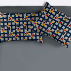 Jogo De Cama Portallar Casal Misto Mickey Mescla 3 Pçs Cinza