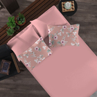 Jogo De Cama Portallar King Malha Afrodite 3 Pçs Rosa