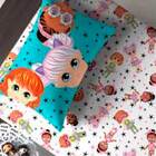 Jogo De Cama Portallar Solteiro Malha Estampado  Juju 2 Peças