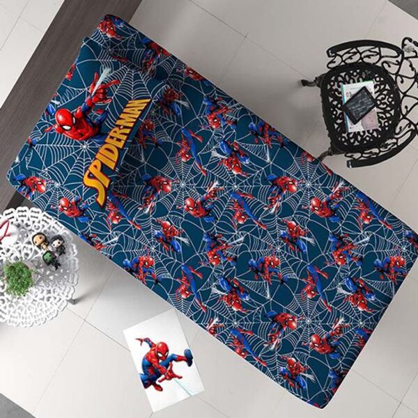 Jogo De Cama Portallar Solteiro Malha Estampado Marvel Homem
