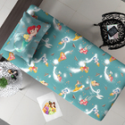 Jogo De Cama Portallar Solteiro Malha Mista Princesa Ariel 2