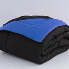 Jogo De Cama Primor Queen Kit 6 Pçs Preto E Azul Casa Dona