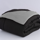 Jogo De Cama Primor Queen Kit 6 Pçs Preto E Cinza Casa Dona