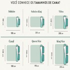 Jogo De Cama Queen 150 Fios Linha Prata 4 Peças Santista