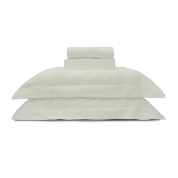 Jogo De Cama Queen 2,40m X 2,60m Nobless - Branco