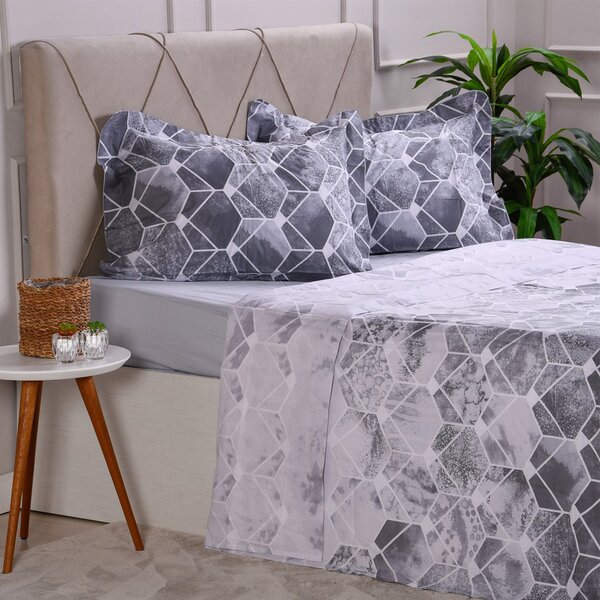 Jogo De Cama Queen 200 Fios 100% Algodão Extra Macio