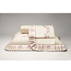 Jogo De Cama Queen 200 Fios Yasmin Bordado Palha Casaborda 4