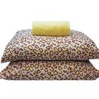 Jogo De Cama Queen 3 Peças Algodão Estampado Elástico