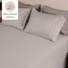 Jogo De Cama Queen 3 Peças Micro Percal 300 Fios Bordado Bran
