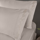 Jogo De Cama Queen 3 Peças Micro Percal 300 Fios Bordado Bran