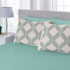 Jogo De Cama Queen 3pçs Estampado Vivaldi Cinza Un