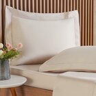 Jogo De Cama Queen 4 Pçs Ricamo 300 Fios 100% Algodão 160x200