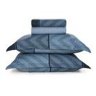 Jogo De Cama Queen 4 Peças 100% Algodão 180 Fios Karsten Oslo