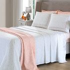 Jogo De Cama Queen 4 Peças Lençol Com Elástico 100 Algodão Pe